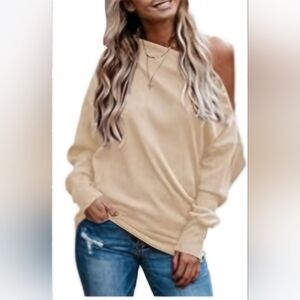 Off-The-Shoulder Zip Top